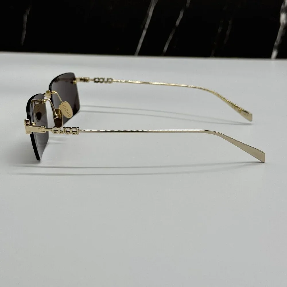 NEW GUCCI SUNGLASSES GOLD MEN EYEWEAR GUCCI GG1941S 001